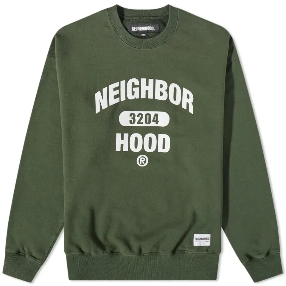 College Logo Crew Sweat