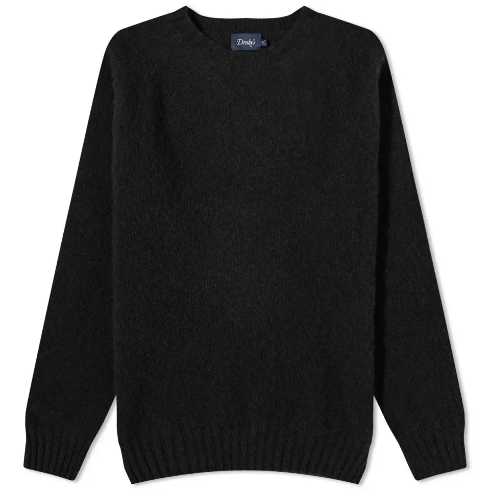 Brushed Shetland Crew Knit