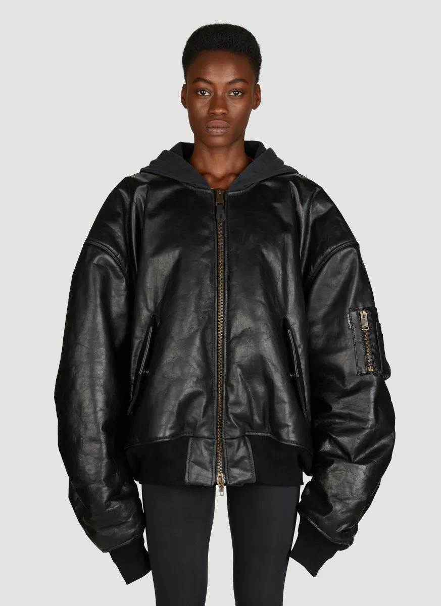 DIY Metal Hooded Bomber Jacket