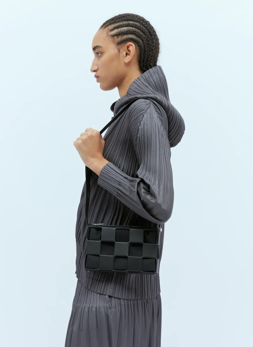 Square Cut-Out Shoulder Bag