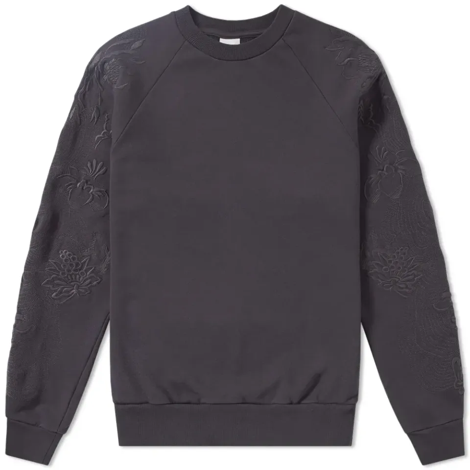Embroidered Sleeve Sweat