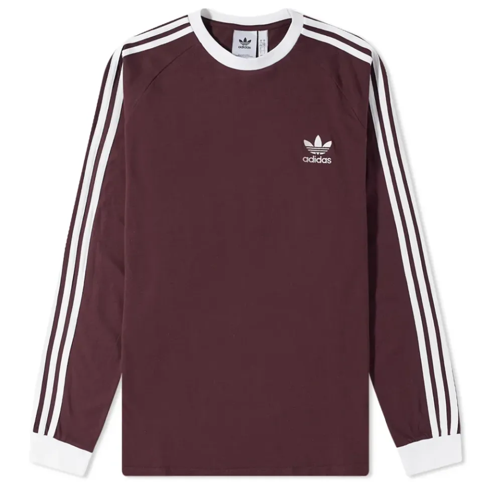 Long Sleeve 3 Stripe T-Shirt