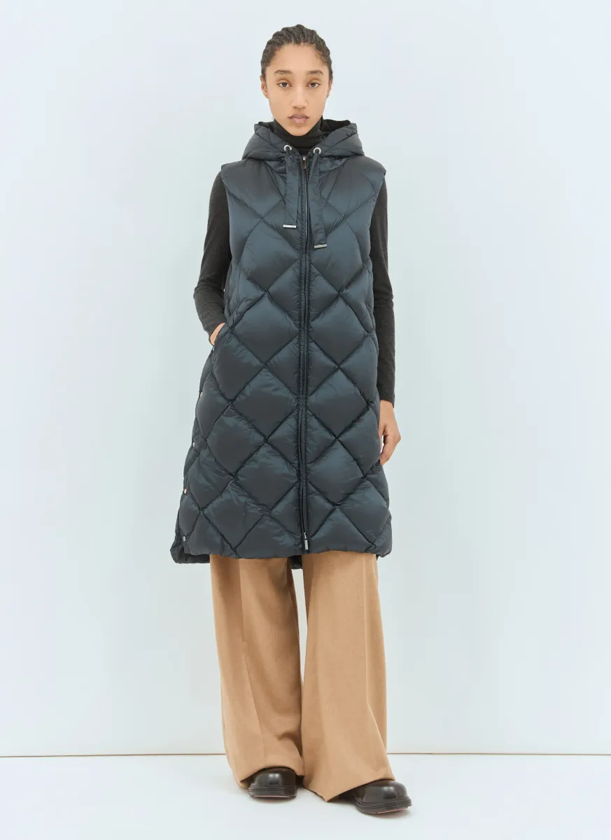 Water-Repellent Midi Gilet
