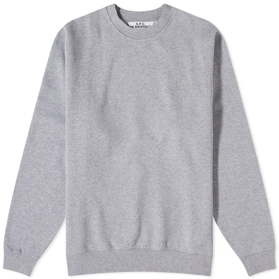 A.P.C. x JW Anderson Rene Embroidered Logo Crew Sweat