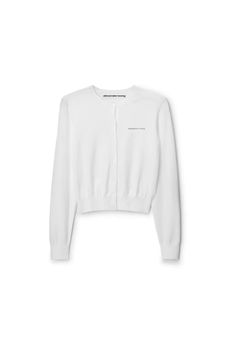 CRYSTAL LOGO CARDIGAN