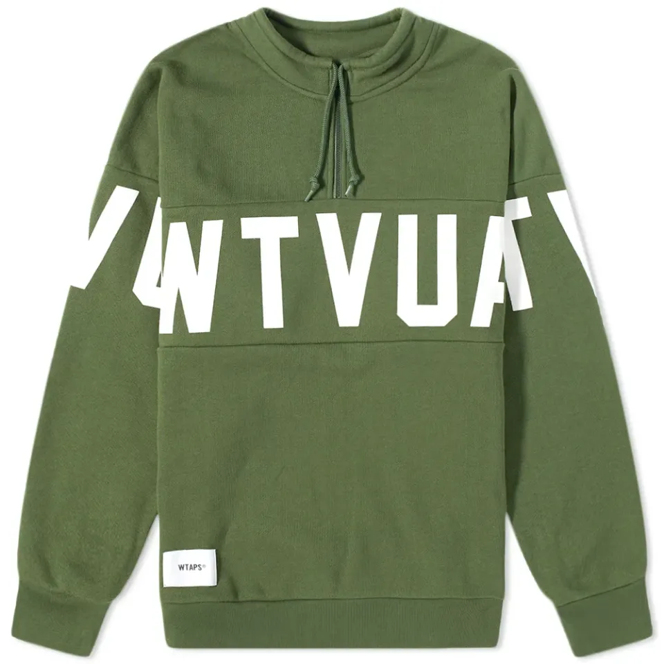 Stencil Mid Zip Sweat