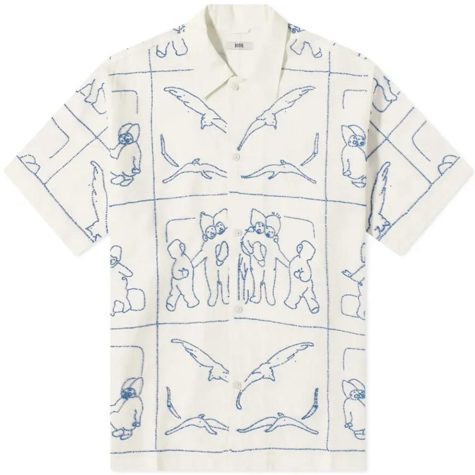 Beaded Scene Vacation Shirt