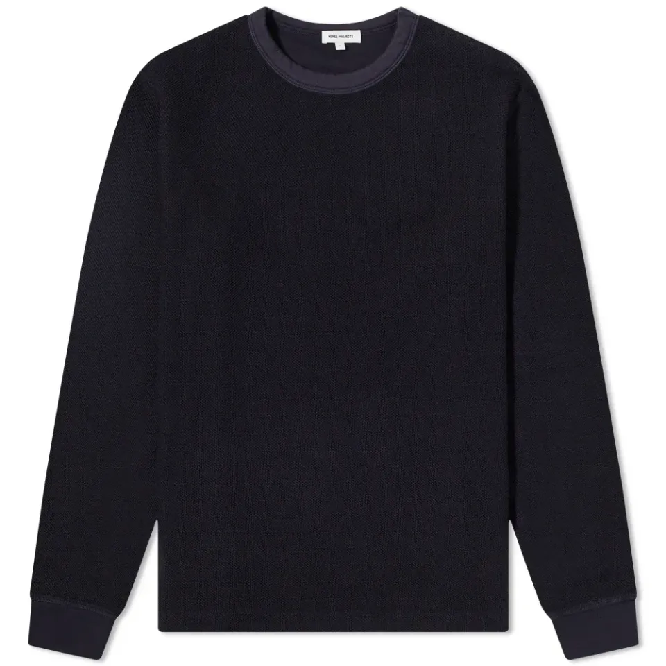 Halfdan Reversed Weave Crew Sweat