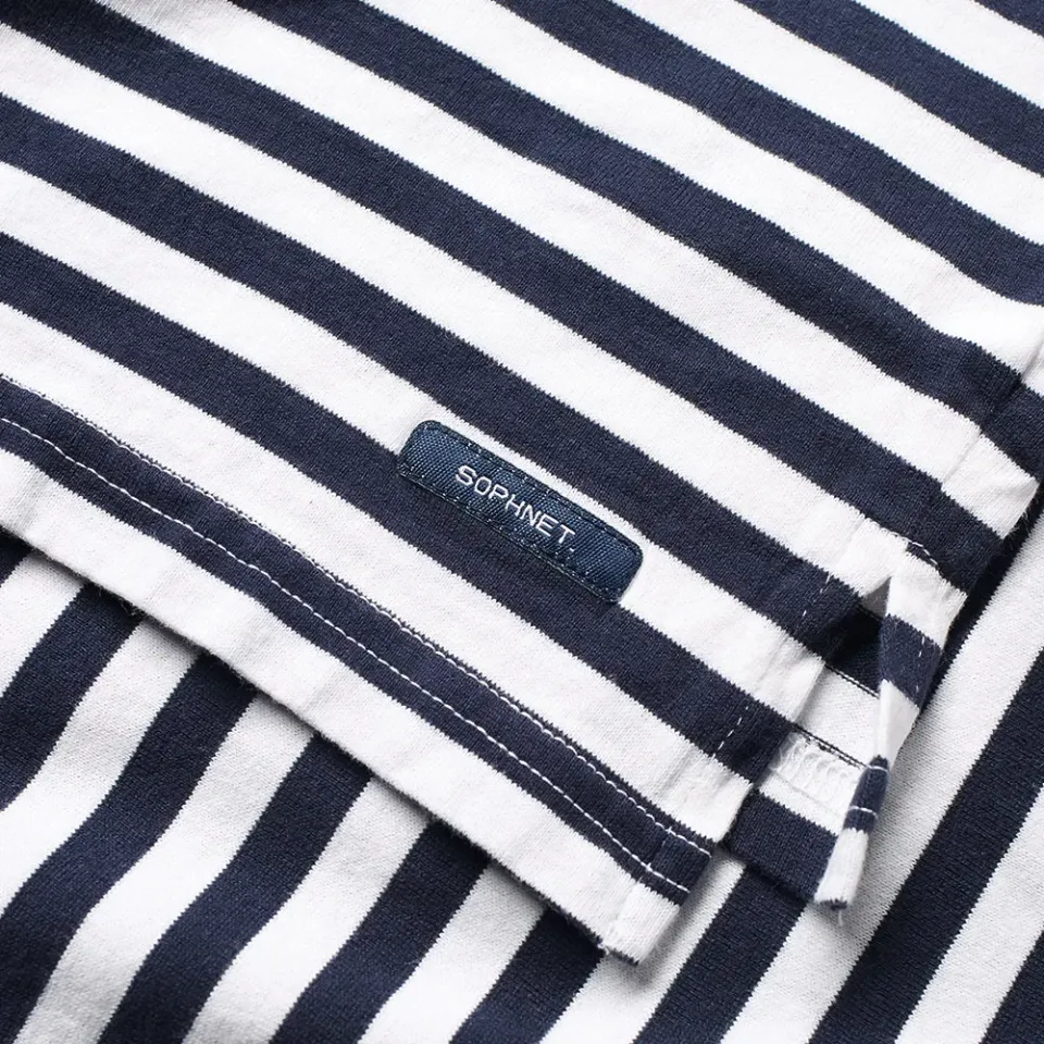 SOPHNET. Trim Colour Border Tee