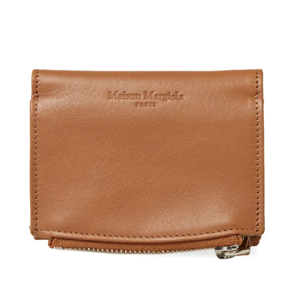 11 Calf Leather Zip Wallet