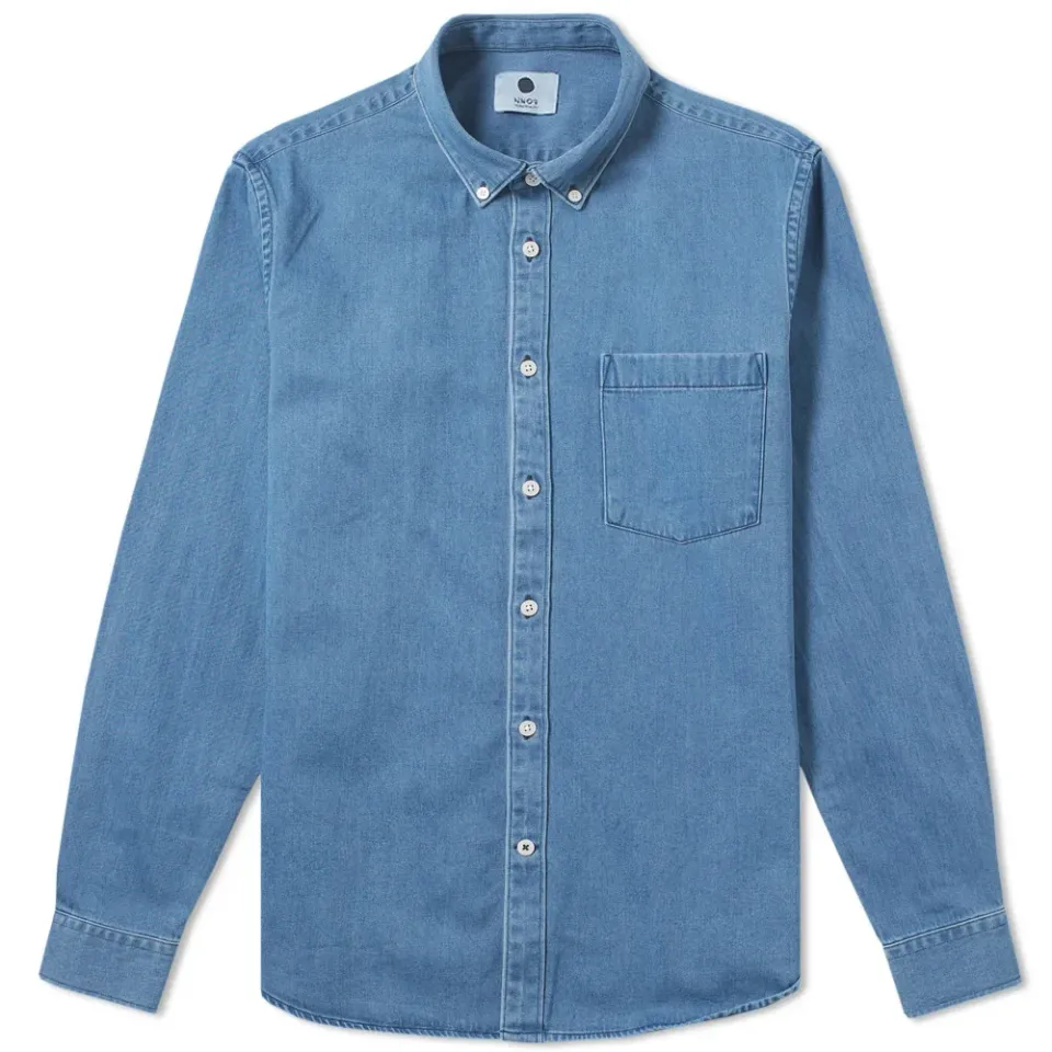 Falk Button Down Chambray Shirt