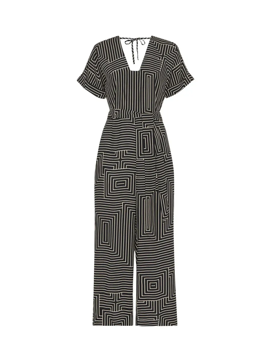 Angled Stripe Jumpsuit