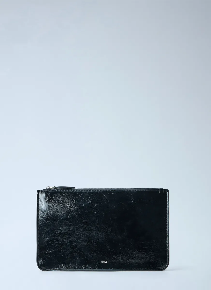 Threefold Naplack Clutch Bag