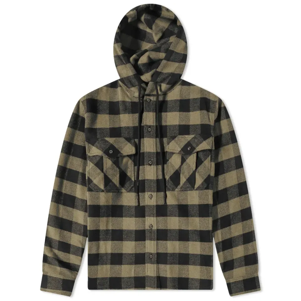 Arrow Hooded Flannel Shirt