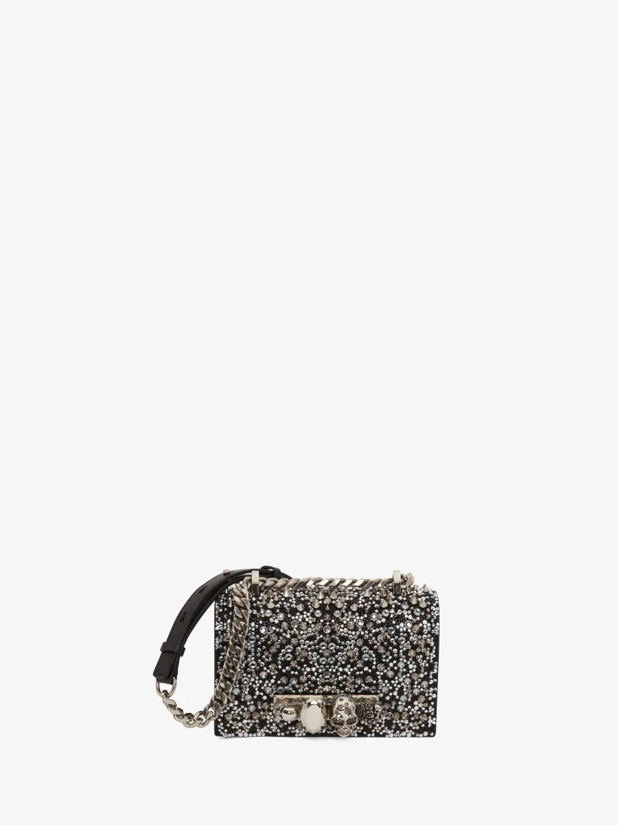 Crystal-embellished Mini Jewelled Satchel
