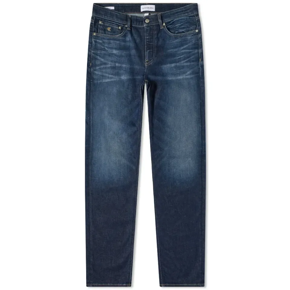 Slim Taper Dark Wash Jeans