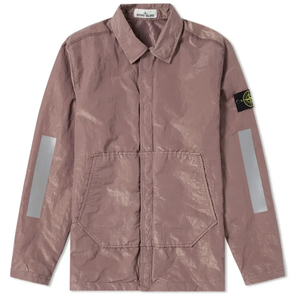 Reflective Sleeve Metal GD Shirt Jacket