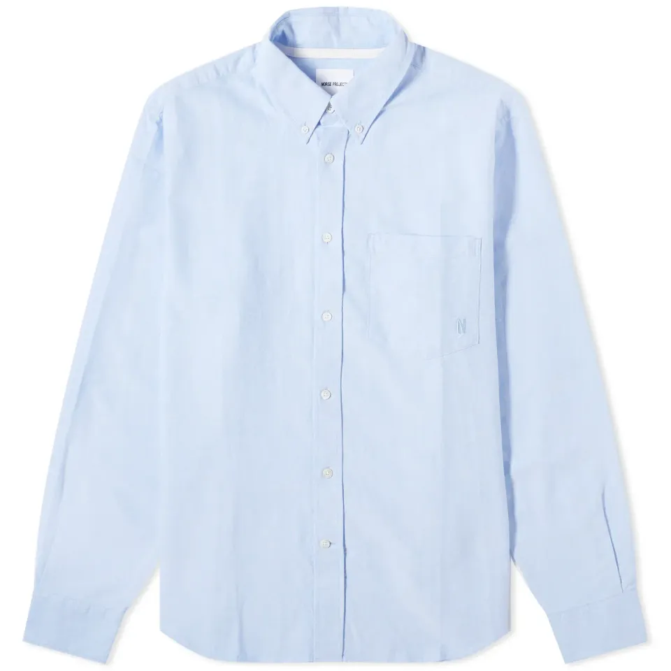 Algot Oxford Monogram Button Down Shirt