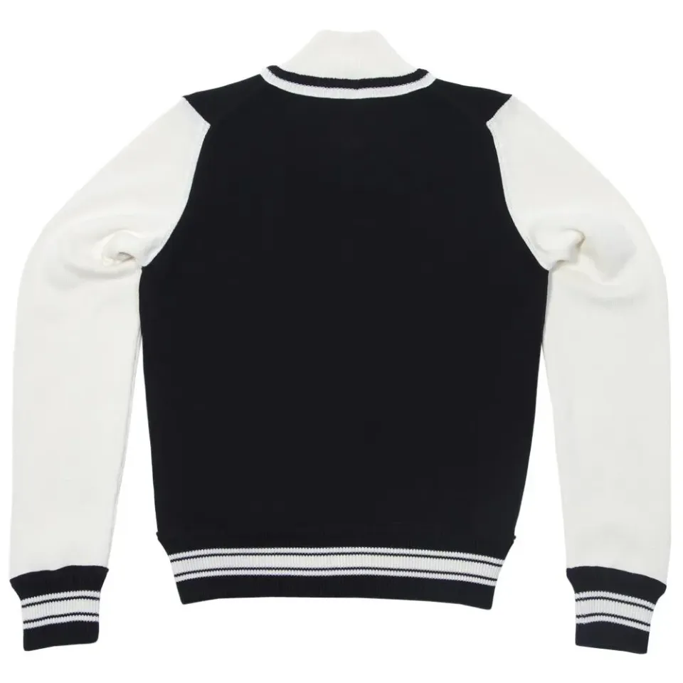 Hand Knitted Varsity Jacket