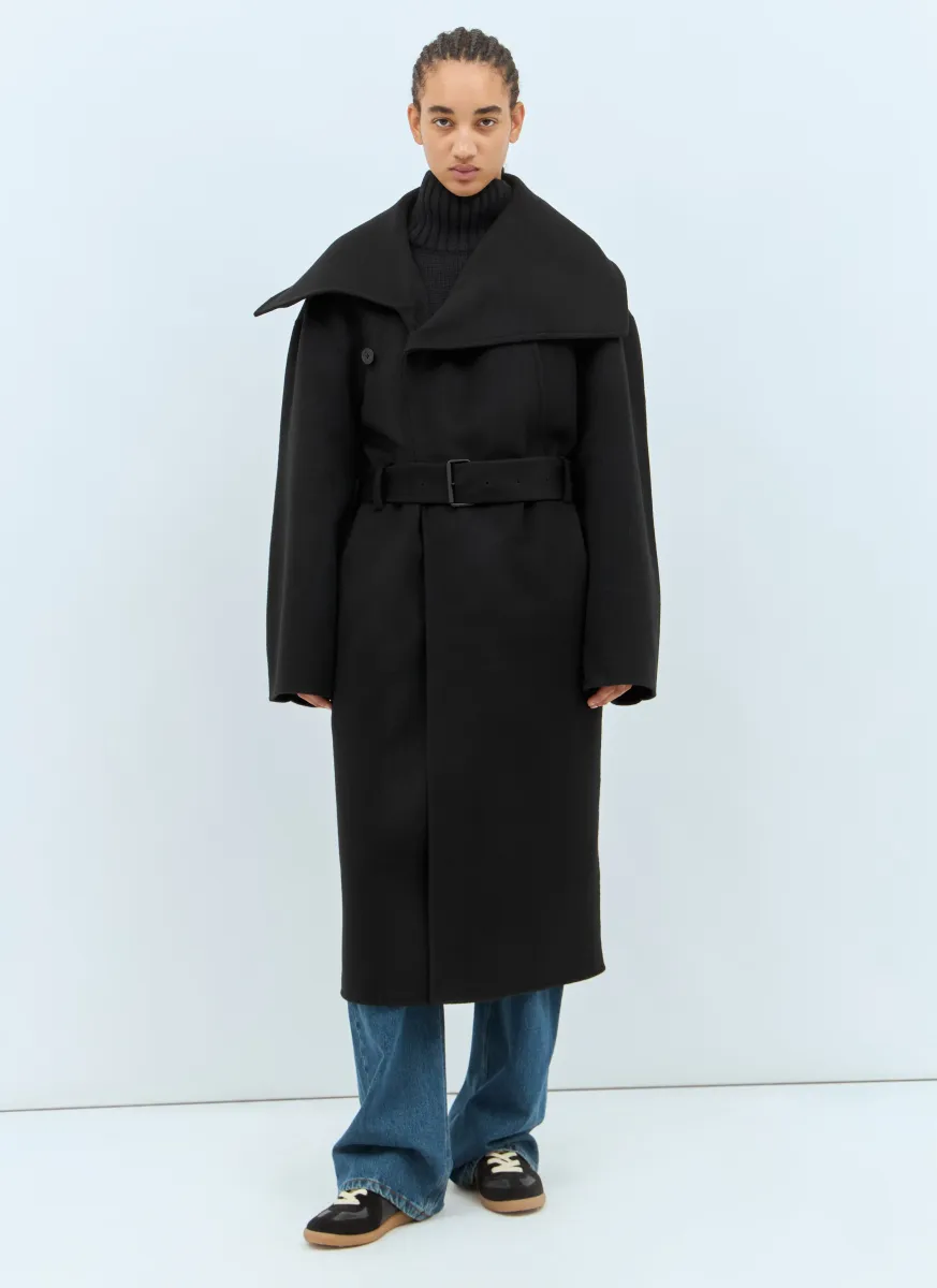 Wool Wrap Coat