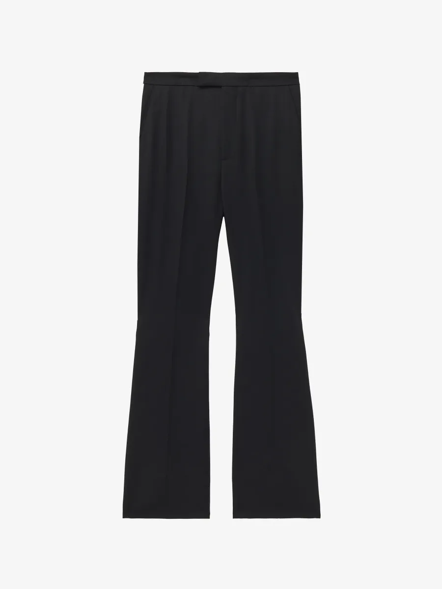 Wool Gabardine Tailored Trousers