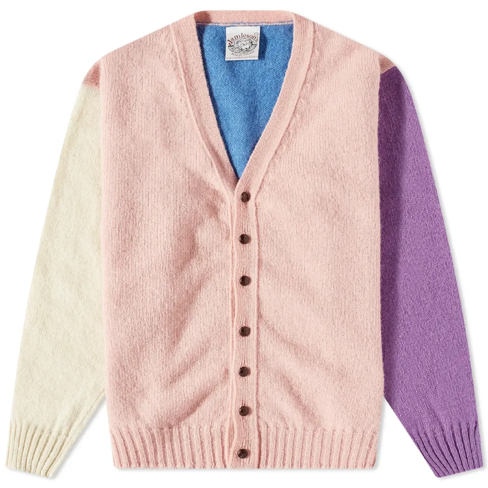 Jamieson's of Shetland Colour Block Cardigan