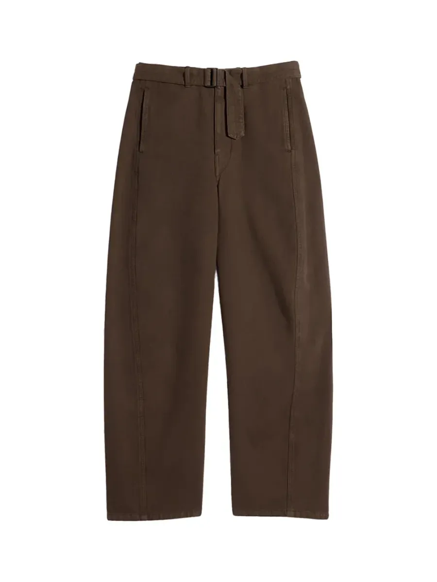 Twisted Belted Pants Cacao