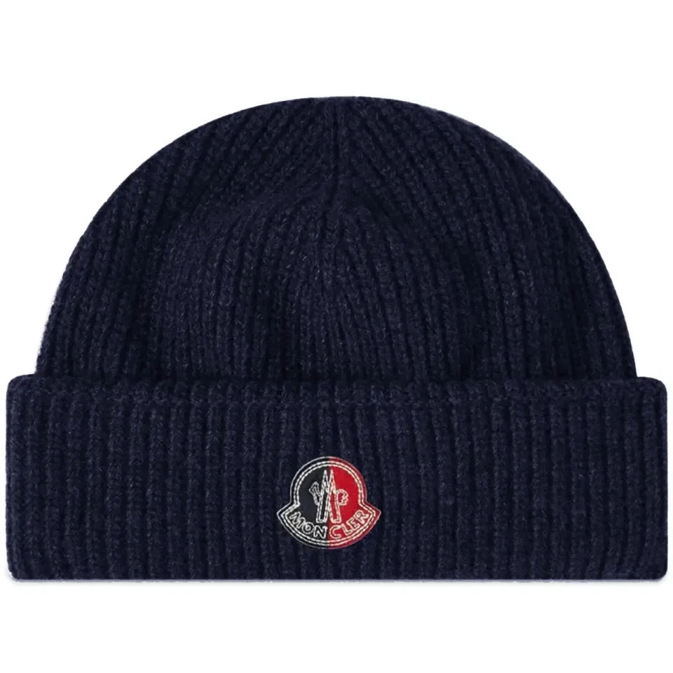 Logo Patch Roll Beanie