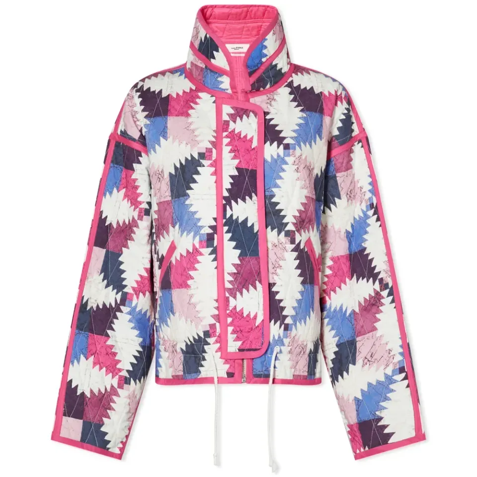 Isabel Marant Etoile Hazzle Ikat Print Jacket