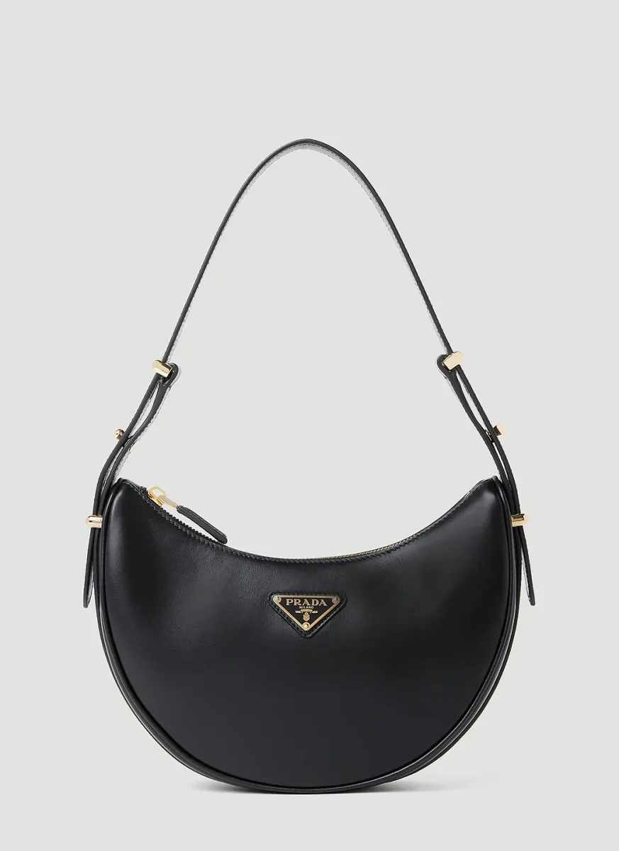 Arqué Leather Shoulder Bag