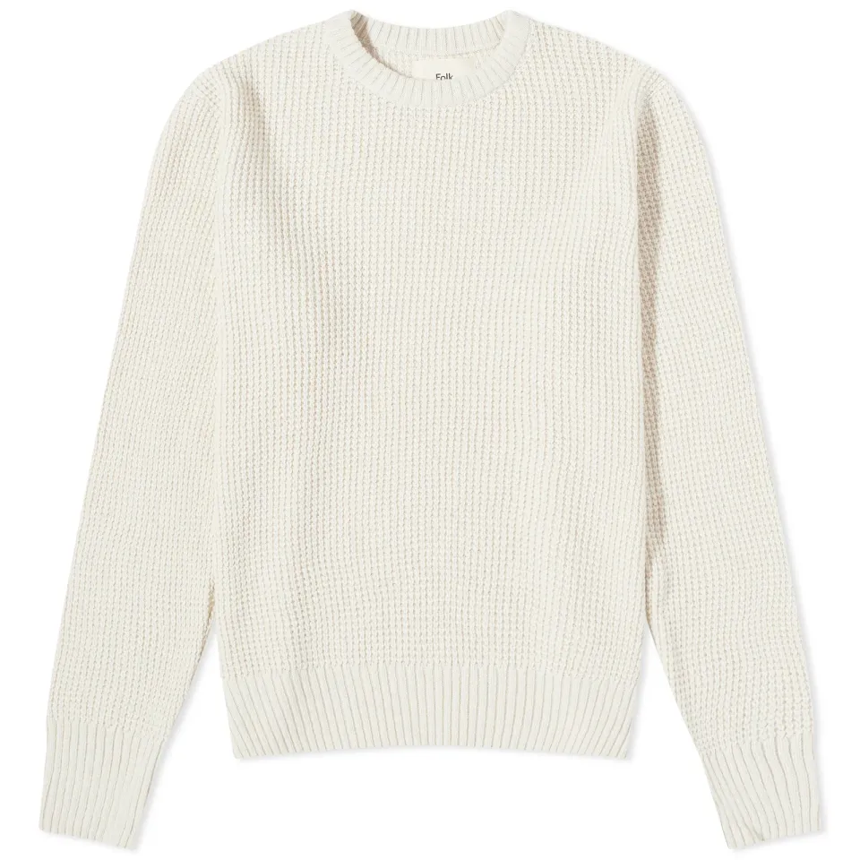Waffle Crew Knit