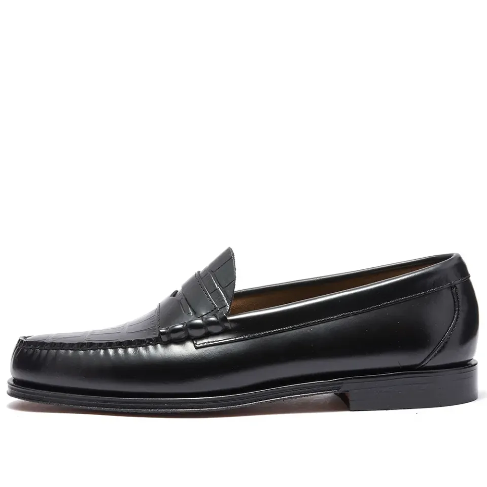 Larson Moc Croc Mix Loafer