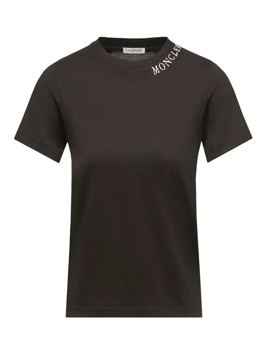 Women Sketch Logo T-Shirt Black