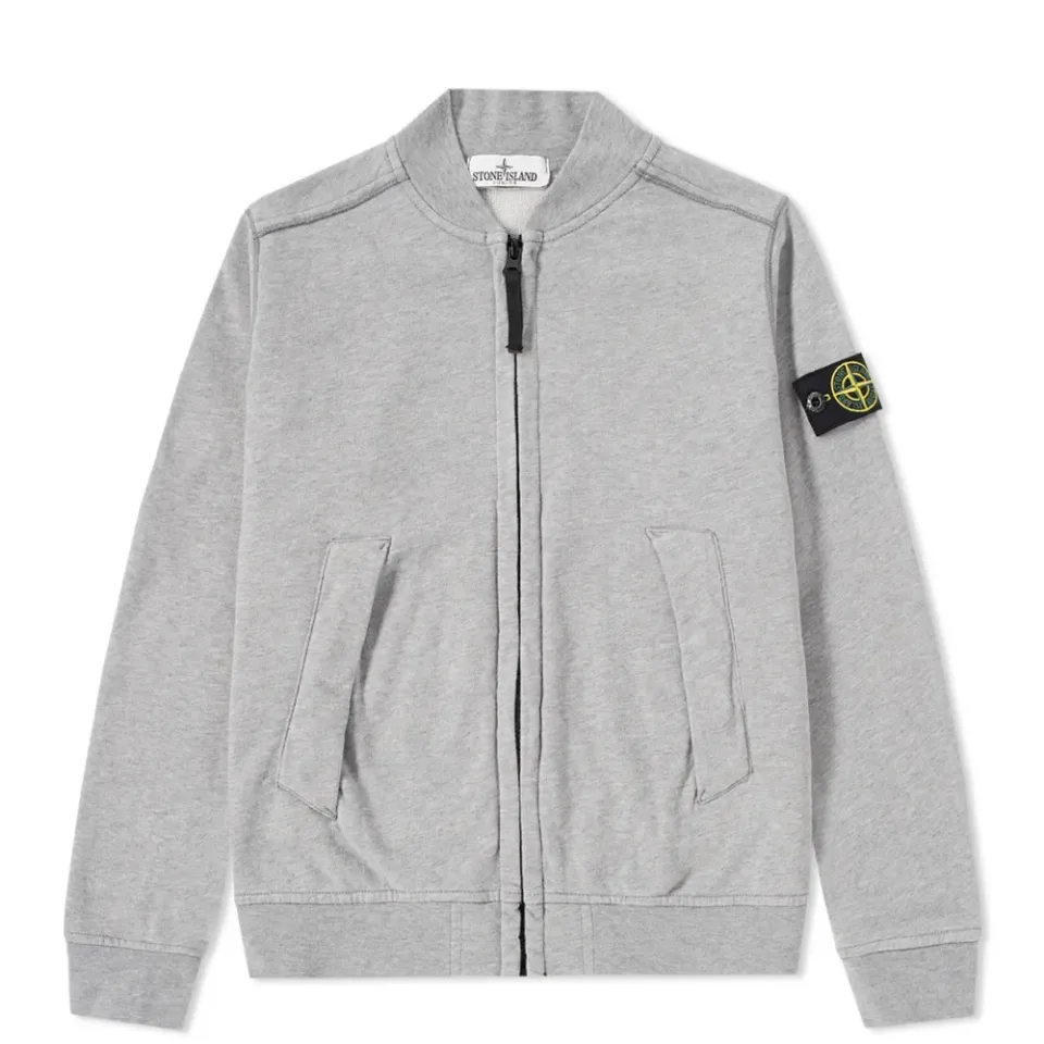 Garment Dyed Zip Bomber Jacket