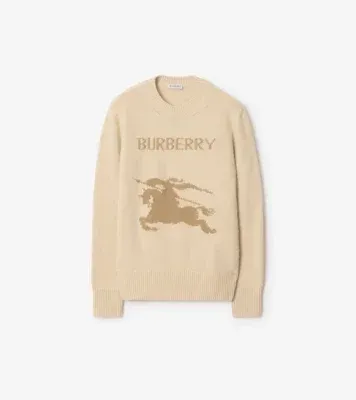 Knight Wool Cashmere Sweater in Nutmeg beige