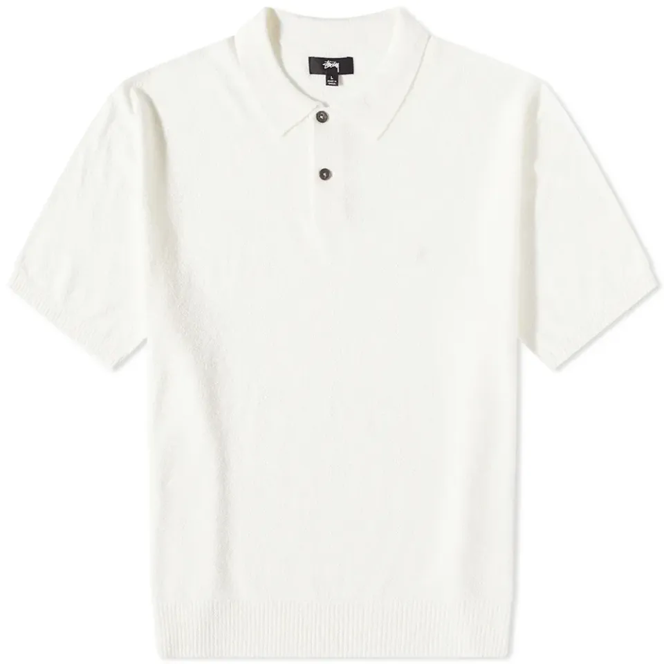 Textured Polo Sweat