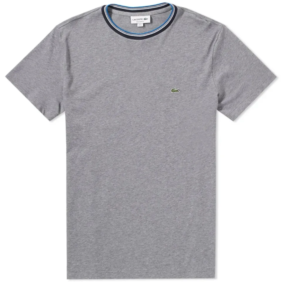 Regular Fit Tipped Collar Tee