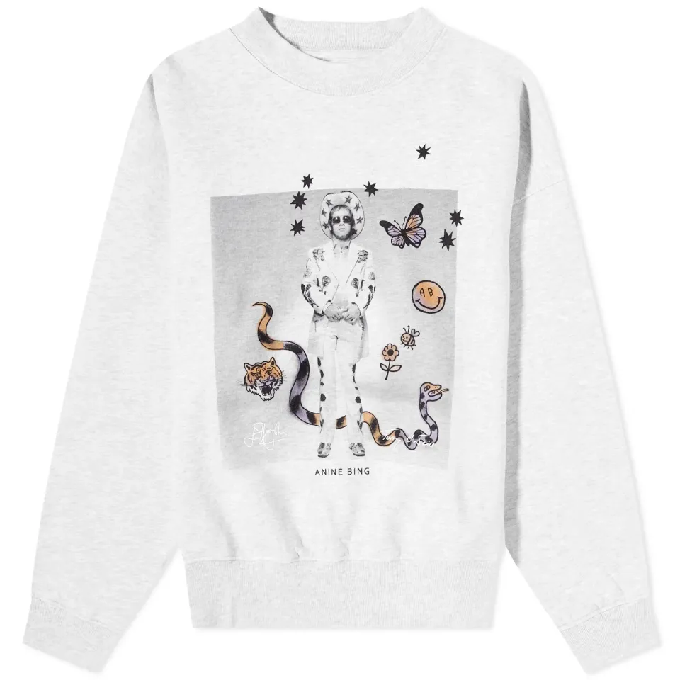 Elton John Logo Jaci Crew Sweat