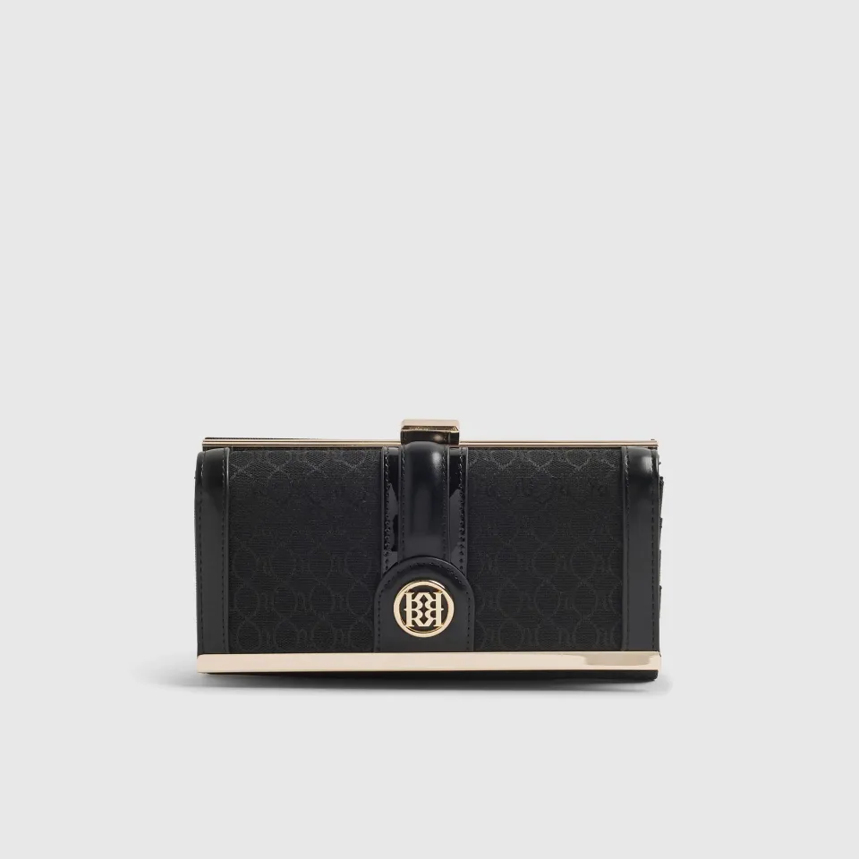 Jacquard Monogram Cliptop Purse