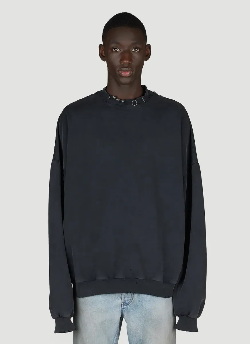 Pierced Sweatshirt