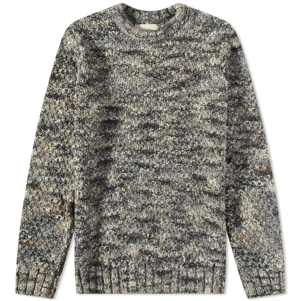 Mixed Yarn Crew Knit