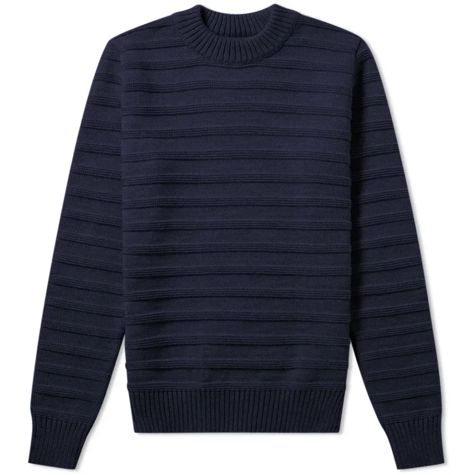 Malo Stripe Crew Knit