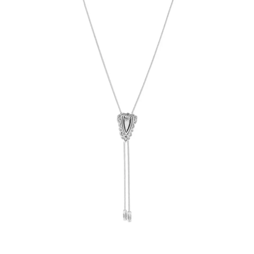 TOGA Metal Chain Loop Tie Necklace