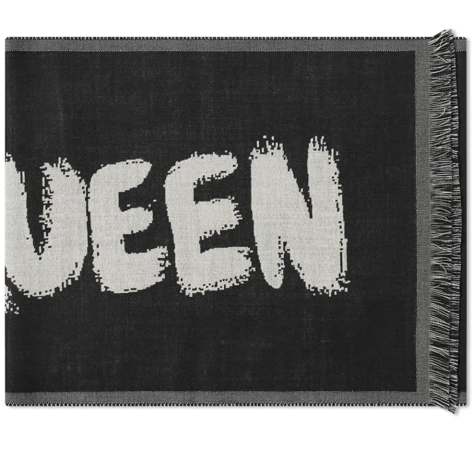 Oversize Graffiti Scarf