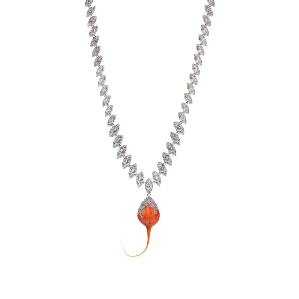 Dipped Diamante Necklace