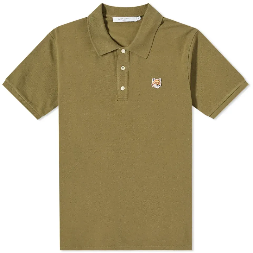Maison Kitsuné Fox Head Patch Classic Polo