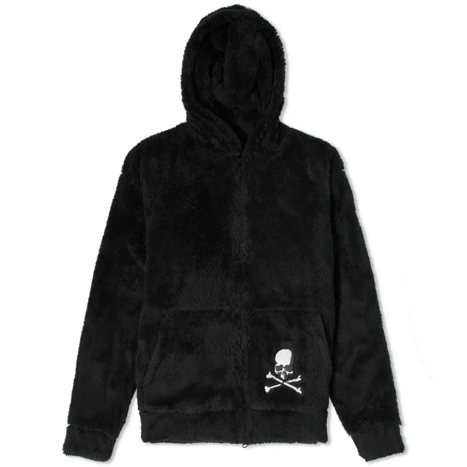 Skull Shearling Hoodie
