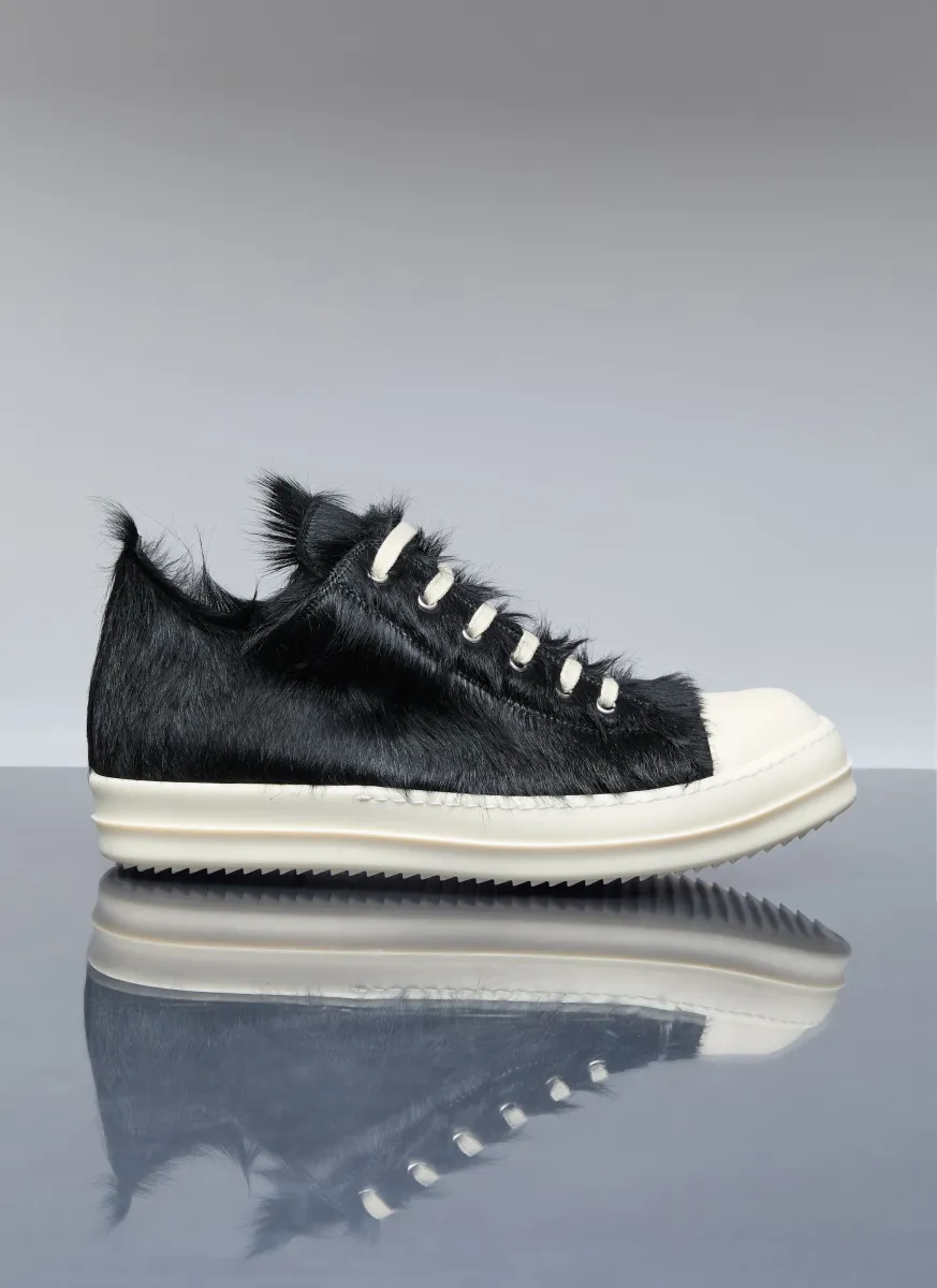 Fur Low Top Sneakers