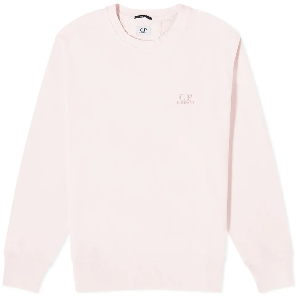 Cotton Diagonal Fleece Logo Sweatshirt
