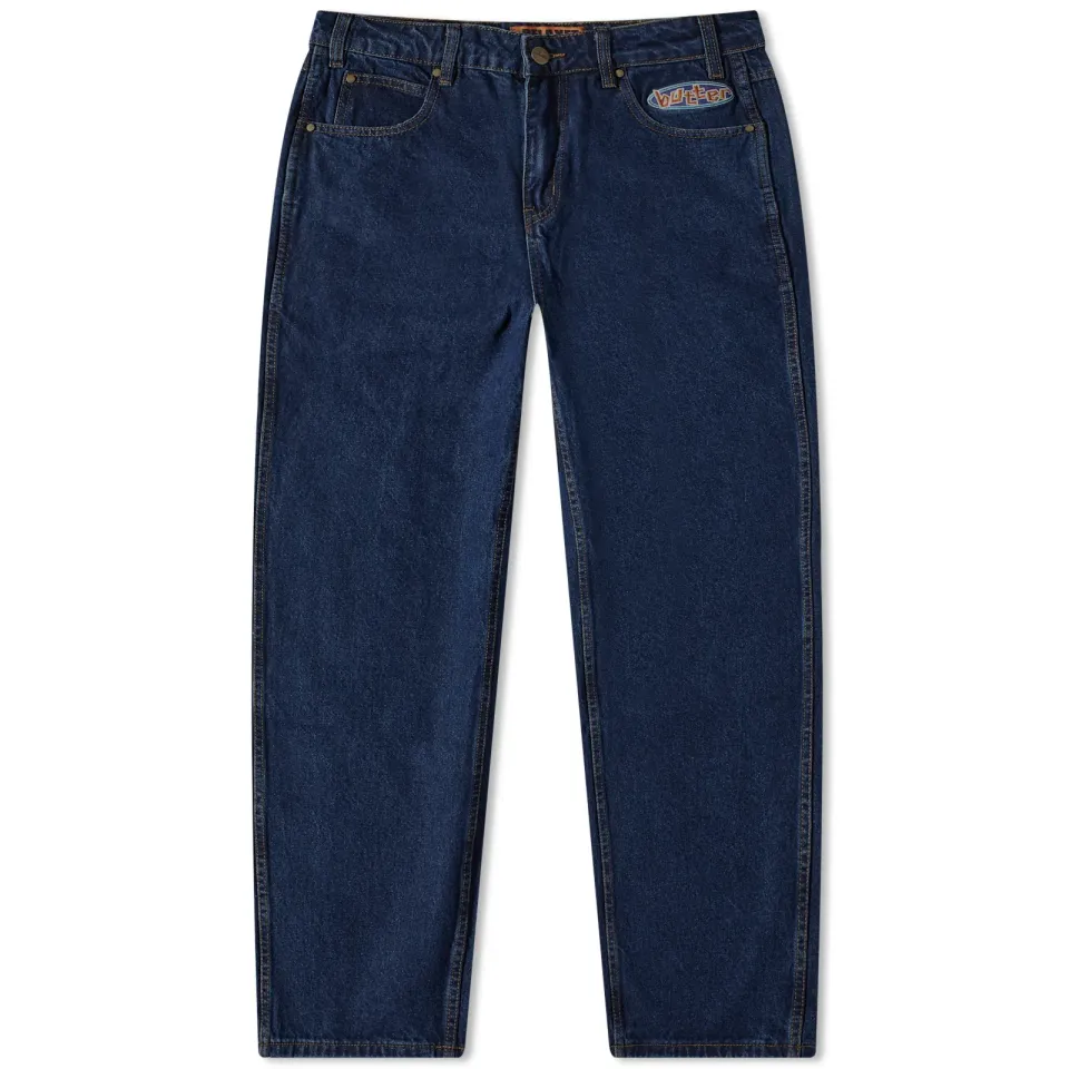 Scattered Logo Denim Pant
